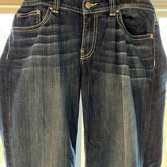 BKE Denim jeans Dakota 30x35 1/2 zip flare - Picture 4 of 7